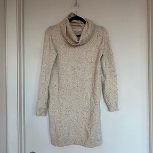 Women’s Ann Taylor Loft turtleneck sweater dress. Fluffy and cozy fabric. Size s